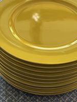 Richard Ginori Teller, gelb, 10 Stk, Italienisches Design