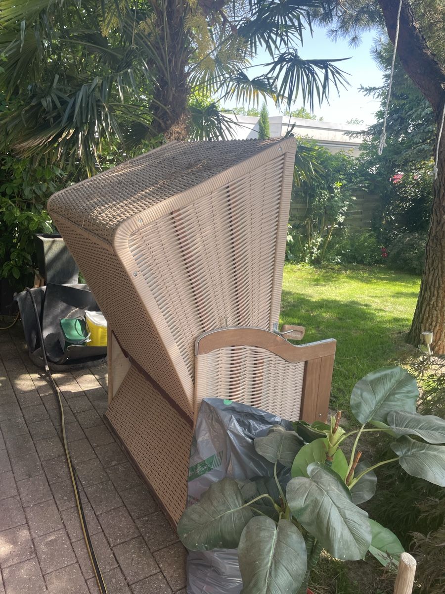 Bänke: Strandkorb Sitzbank Garten – Gebraucht aus Dottikon von cre_9rdb 1