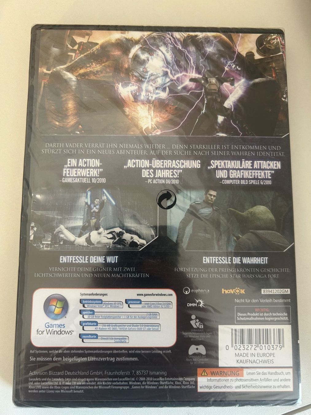 Giochi: Star Wars the Force unleashed PC, NEU und OVP – Nuovo e nell'imballaggio originale da Goldau venduto da Det_5zc9 1