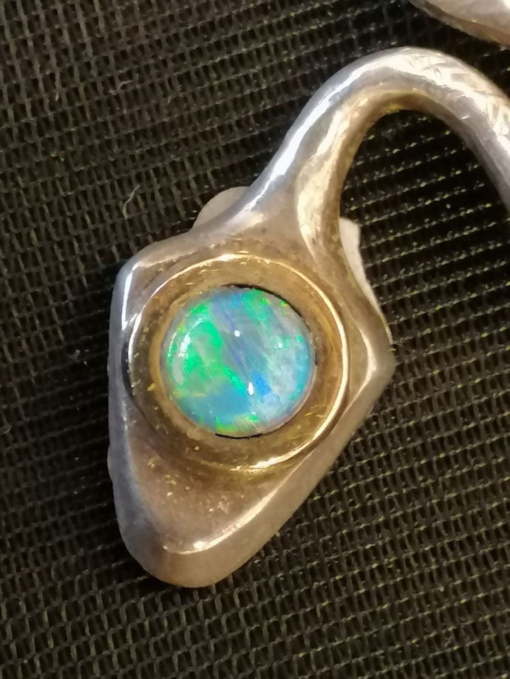 Ciondoli: Schlangenanhänger, Silber/Gold/Opal – Nuovo e nell'imballaggio originale da Rheinfelden venduto da Cleopatra2000 1
