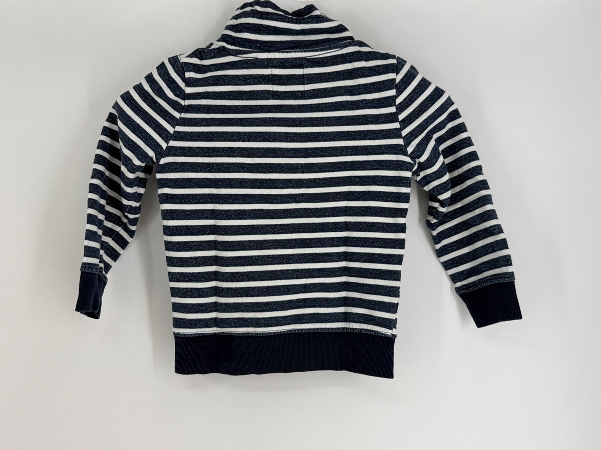 Pullover & Sweatshirts: Pullover Gr. 128 von C&A gestreift blau weiss – Gebraucht aus Auenstein von moin. 1