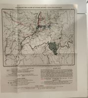 Carte stratégique terrain allié usagée