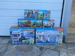Migros Playmobil Mania Set 7 Artikel NEU ungeöffnet