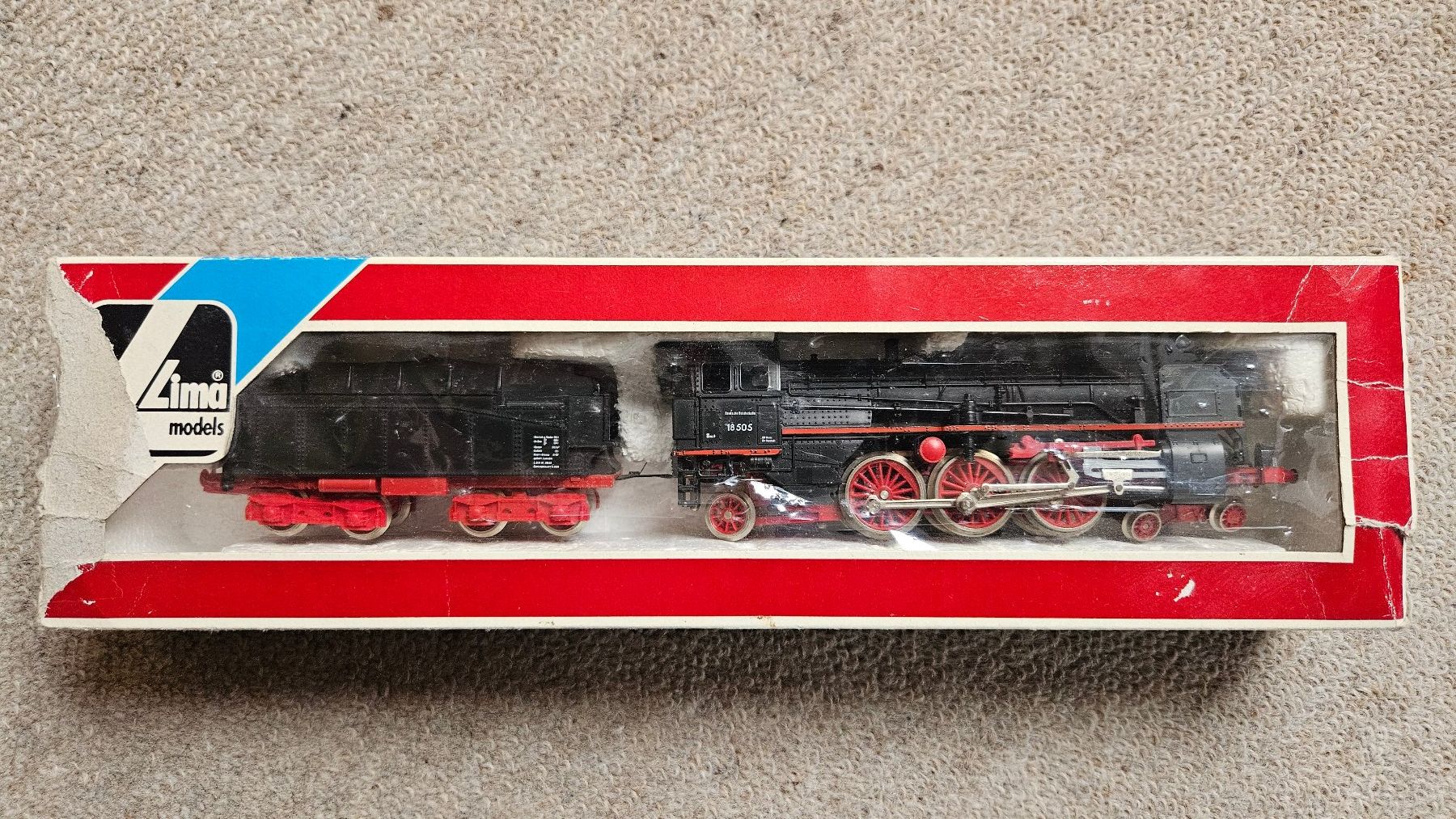 Lima Modellini di ferrovie: Lima H0 203014 BR 18 505 DB schwarz – Difettoso da Oberrüti venduto da hoppel77 4