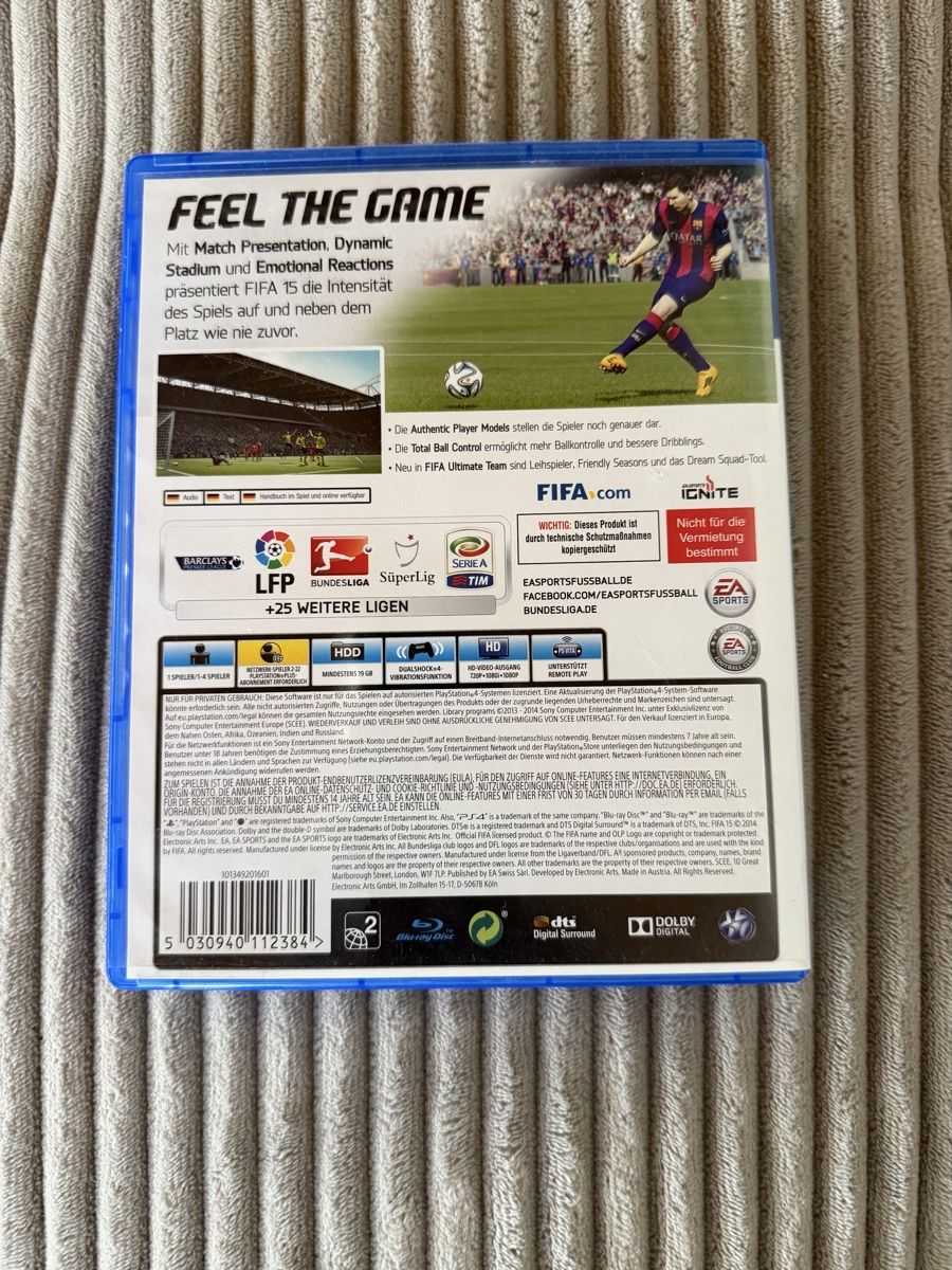 Sony Giochi: Fifa 15 für PS 4 – Usato da Recherswil venduto da luca_v 1