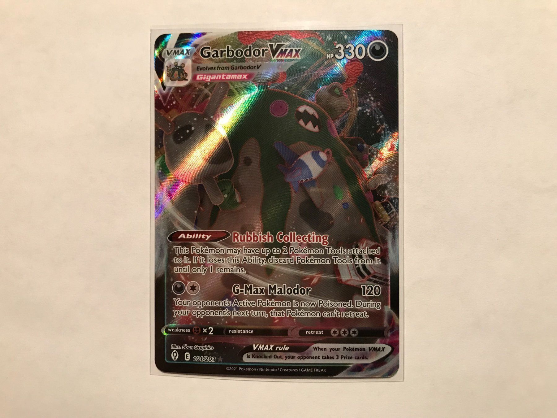 Pokémon Carte collezionabili: Garbodor vmax EN – Nuovo (secondo la descrizione) da Hagendorn venduto da Pokecollectorch