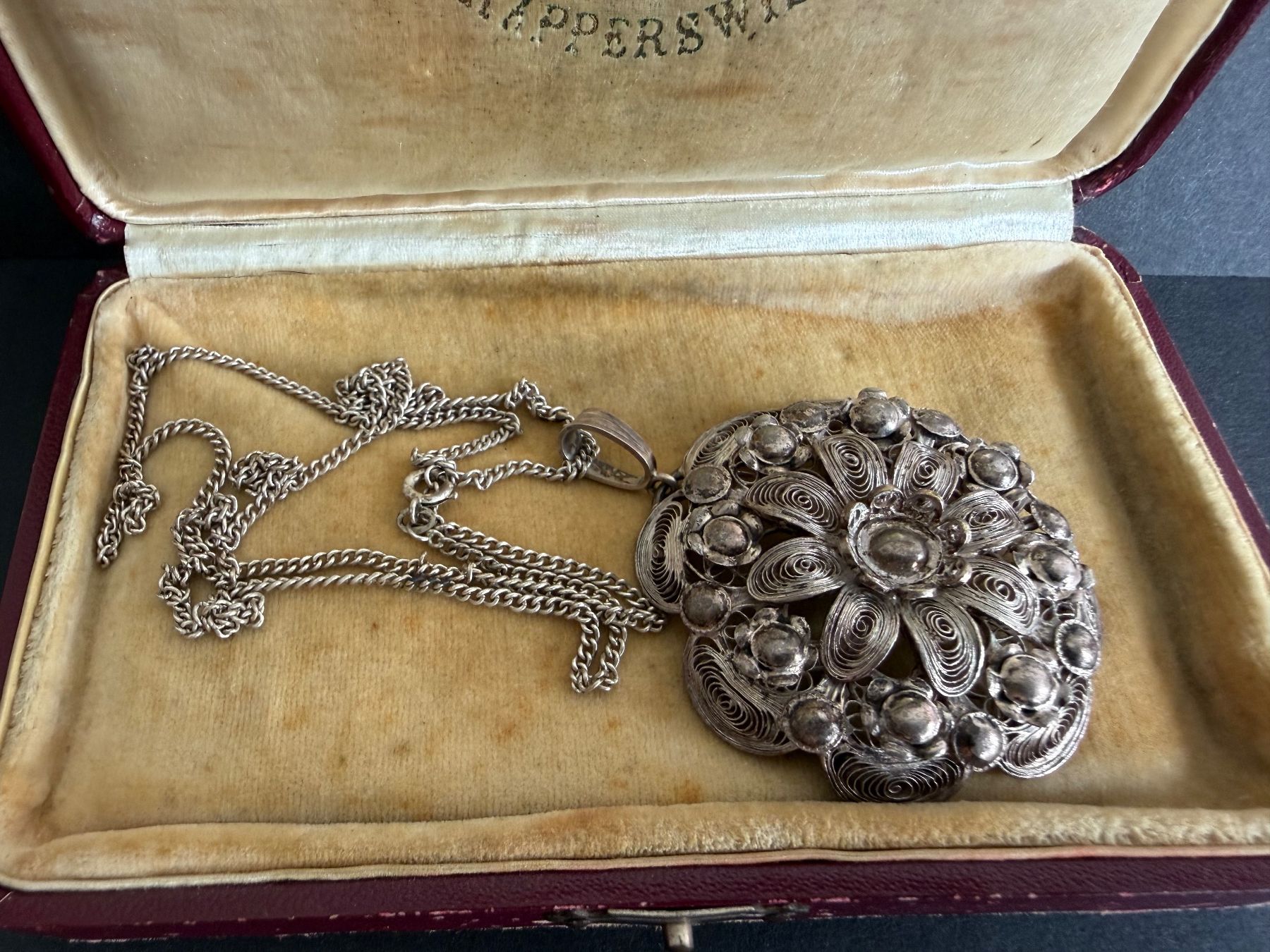 Ketten: Antike Trachtenschmuck Silber Kette 800 – Gebraucht aus Spiegel b. Bern von Rogger72 1