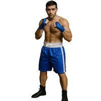 FIGHTERS - Boxing Shorts Blau-Weiss / Small bis XL
