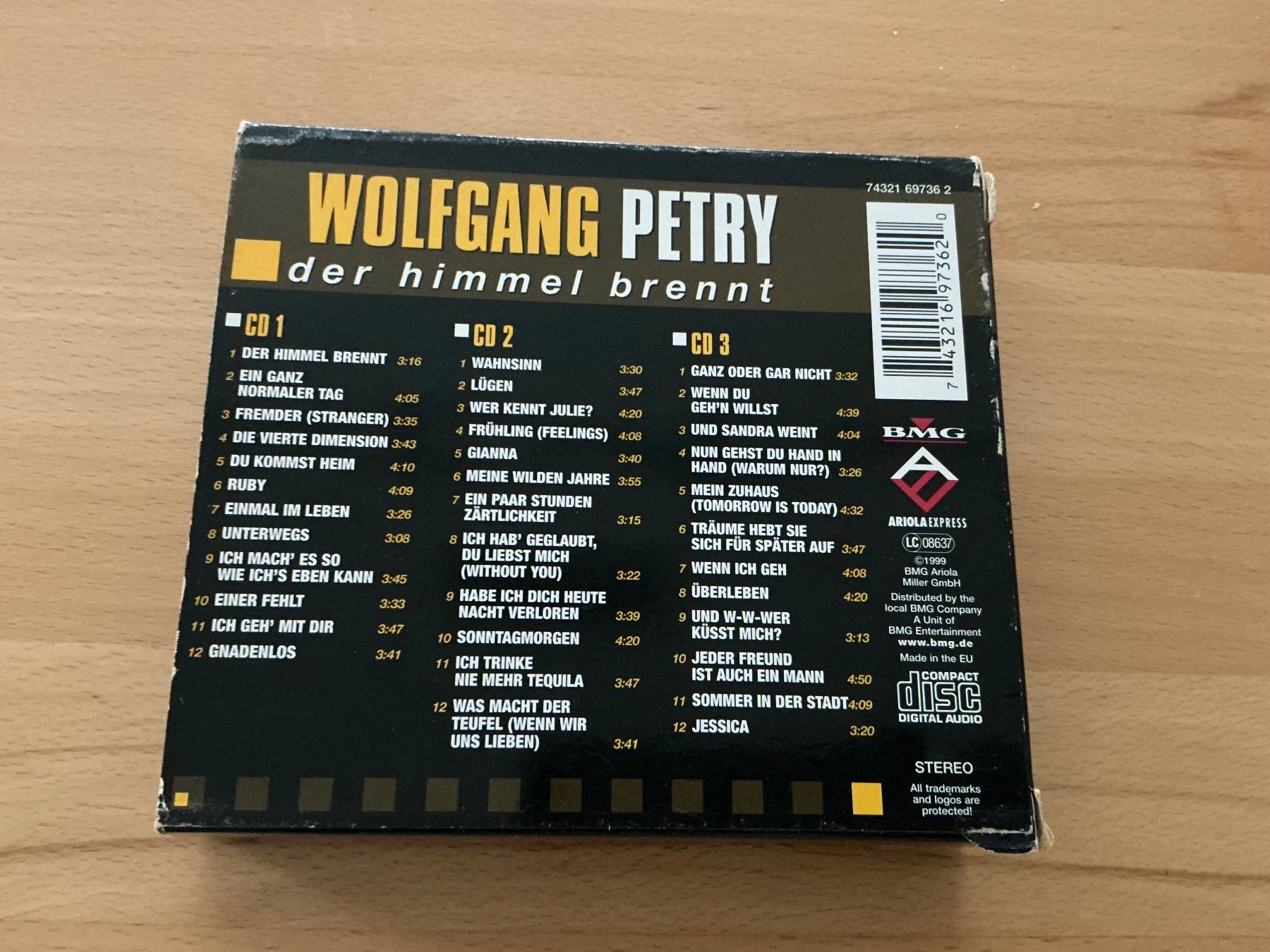 CDs: Wolfgang Petry / der Himmel brennt / 3 CD – Gebraucht aus Dübendorf von Troll_88 1
