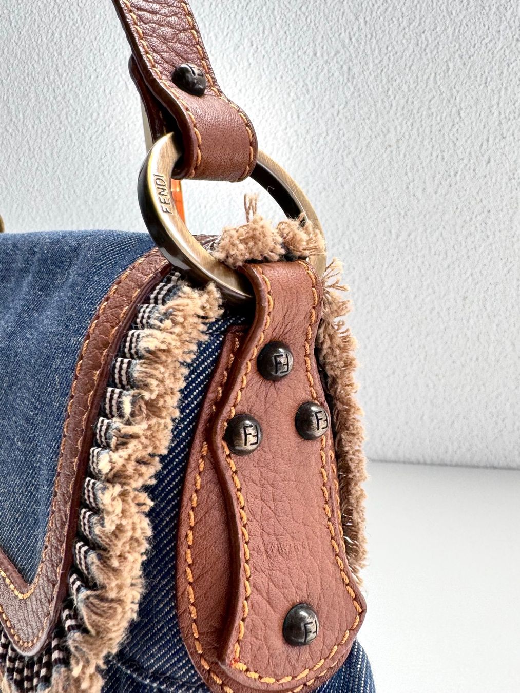 Fendi Borse da donna: FENDI Denim Small Chef Shoulder Bag Sac Tasche – Usato da Kriens venduto da hannaandkiko 6