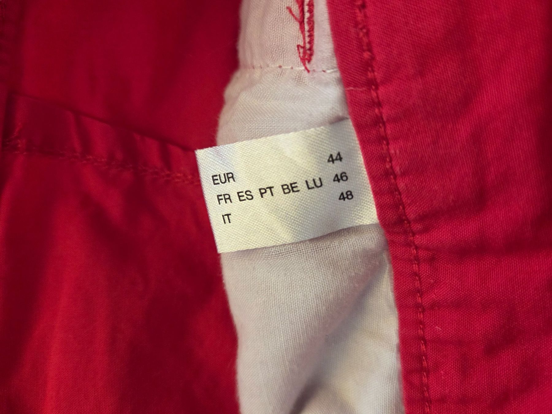 C&A Hosen: rote kurze Hosen, 44, Baumwolle – Gebraucht aus Liestal von ITOlio 2