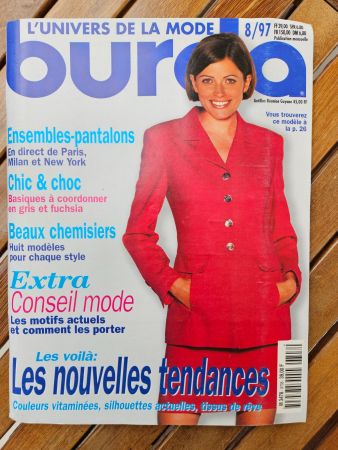 Burda 08.1997 ensembles / pratique etc...