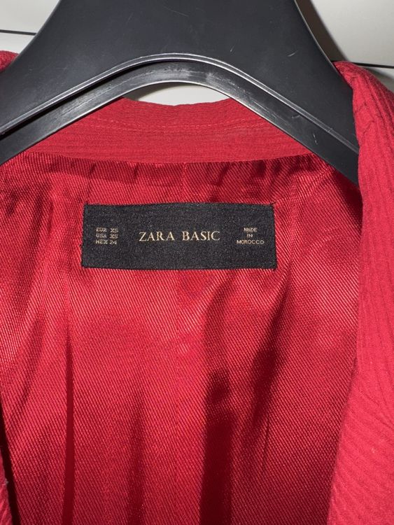 Zara Giacche: Zara Blazer rot Grösse XS 3/4 Arm elegant – Usato da Lachen SZ venduto da syl_7y9c 1