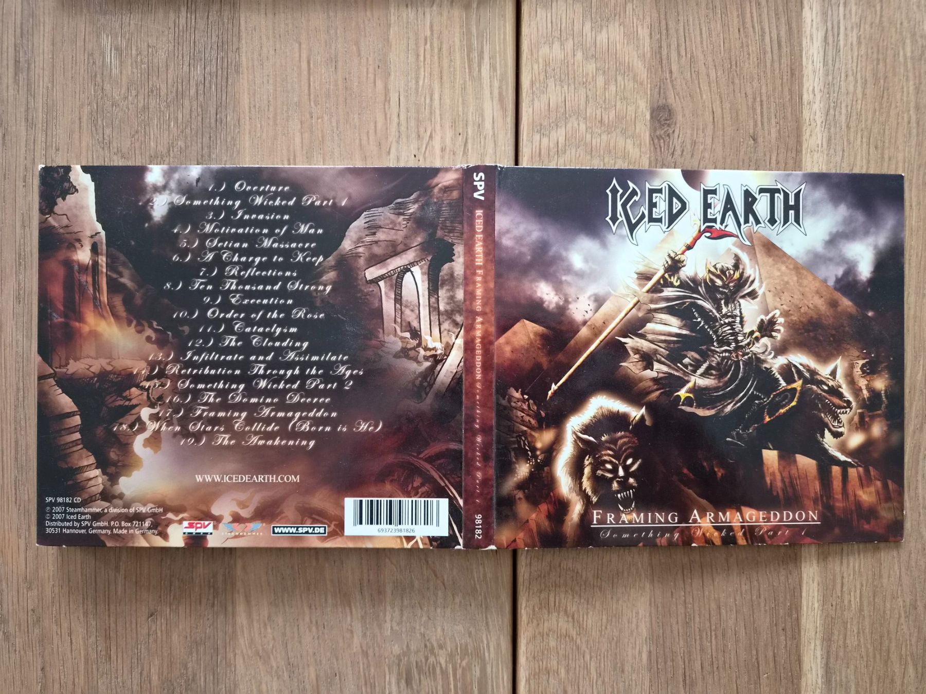 CDs: CD Iced Earth - Framing Armageddon - Something...Part.I,2007 – D'occasion à Nebikon par Harley-Davidson01
