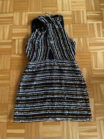 Zara Paillettenkleid Grösse M