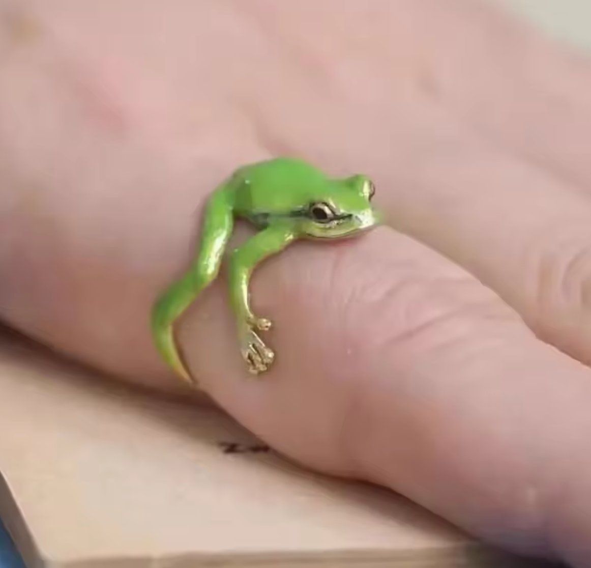 Anelli: Frosch-Ring verstellbar – Nuovo e nell'imballaggio originale da Eschenbach SG venduto da ...-