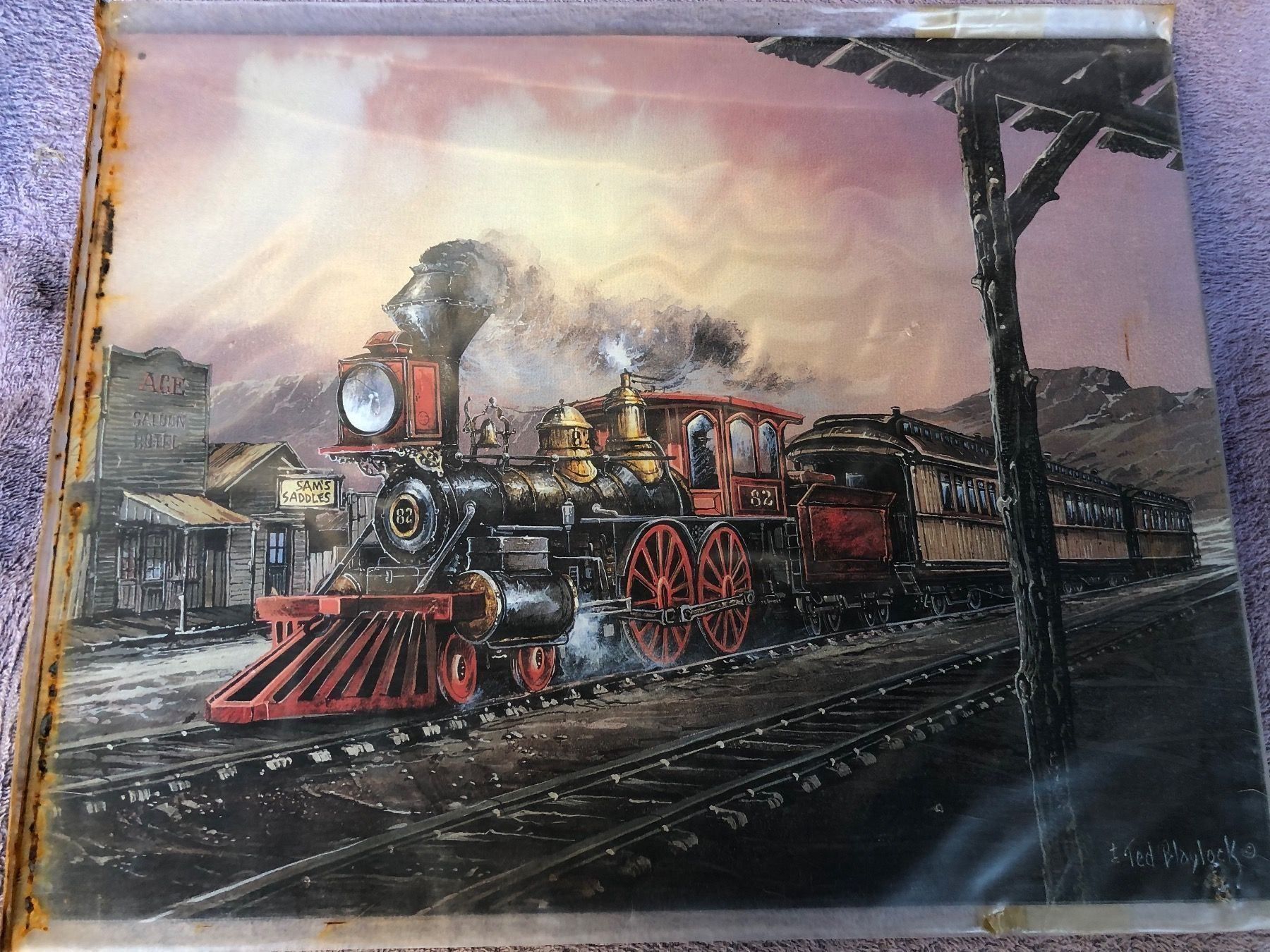 Insegne: Lokomotive Eisenbahn zug dampf kohle – Nuovo (secondo la descrizione) da Reinach AG venduto da rares75