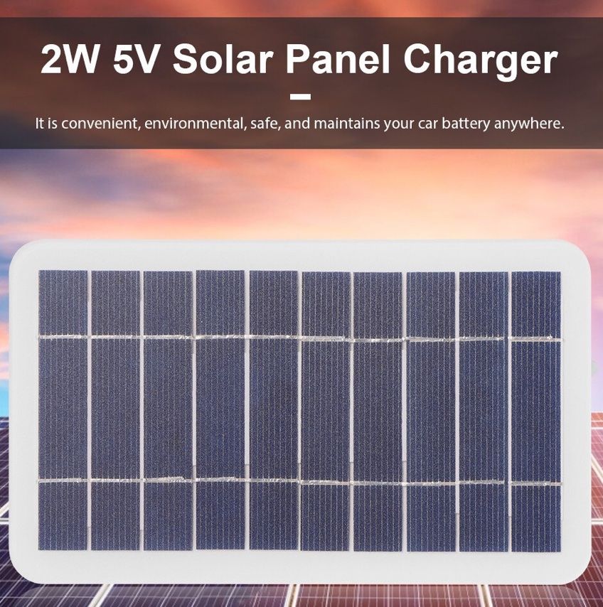 Dispositivi a energia solare: Solar Panel mit USB-Anschluss - Ladegerät – Nuovo (secondo la descrizione) da Basel venduto da Kunterbunt12 3