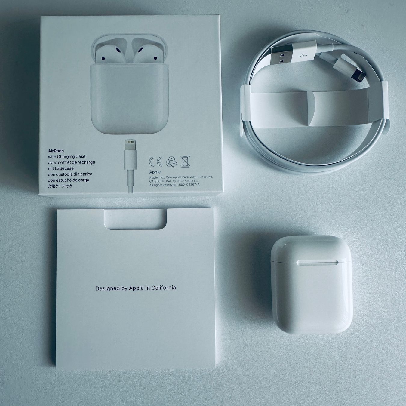 Apple Cuffie: Original Apple AirPods 2 Kopfhörer Wireless Lightning Kabel – Usato da Basel venduto da MY.AIRPODS.SHOP 1