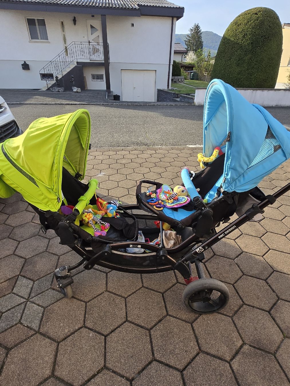 ABC Design Carrozzine: poussette jumeaux ABC Desin – Usato da Courroux venduto da plume15