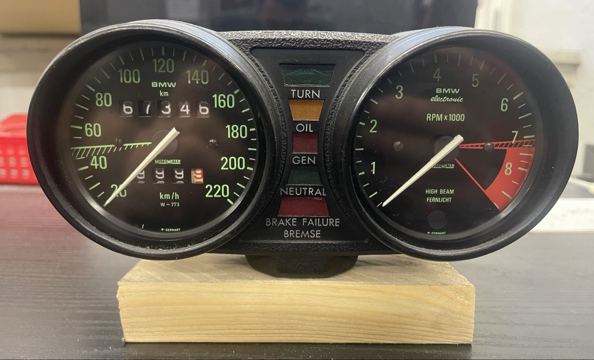 BMW Tutti i ricambio per moto: Bmw R80 R100 Tacho – Usato da Thalwil venduto da Nogas