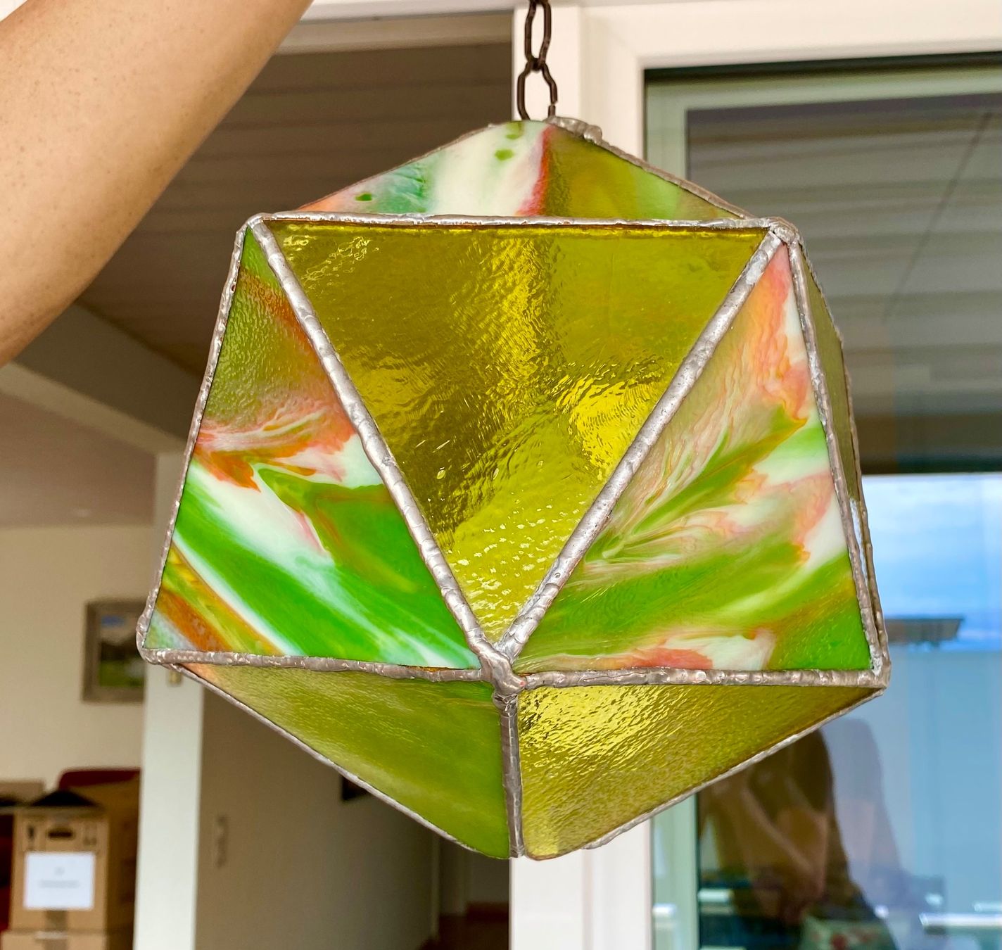 Tiffany & Co. Tutte le decorazioni: Rhombus, handgefertigt, Tiffany Glas – Usato da Zollikofen venduto da Samsarah