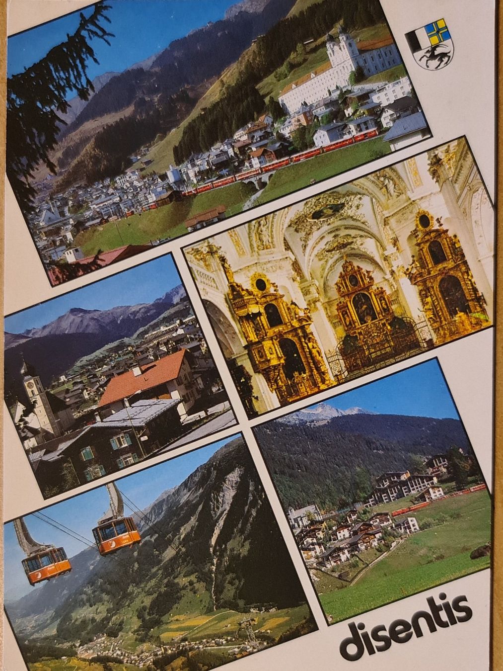 Cartoline postali: Ansichtskarte Disentis Graubünden – Usato da Dintikon venduto da Vexi