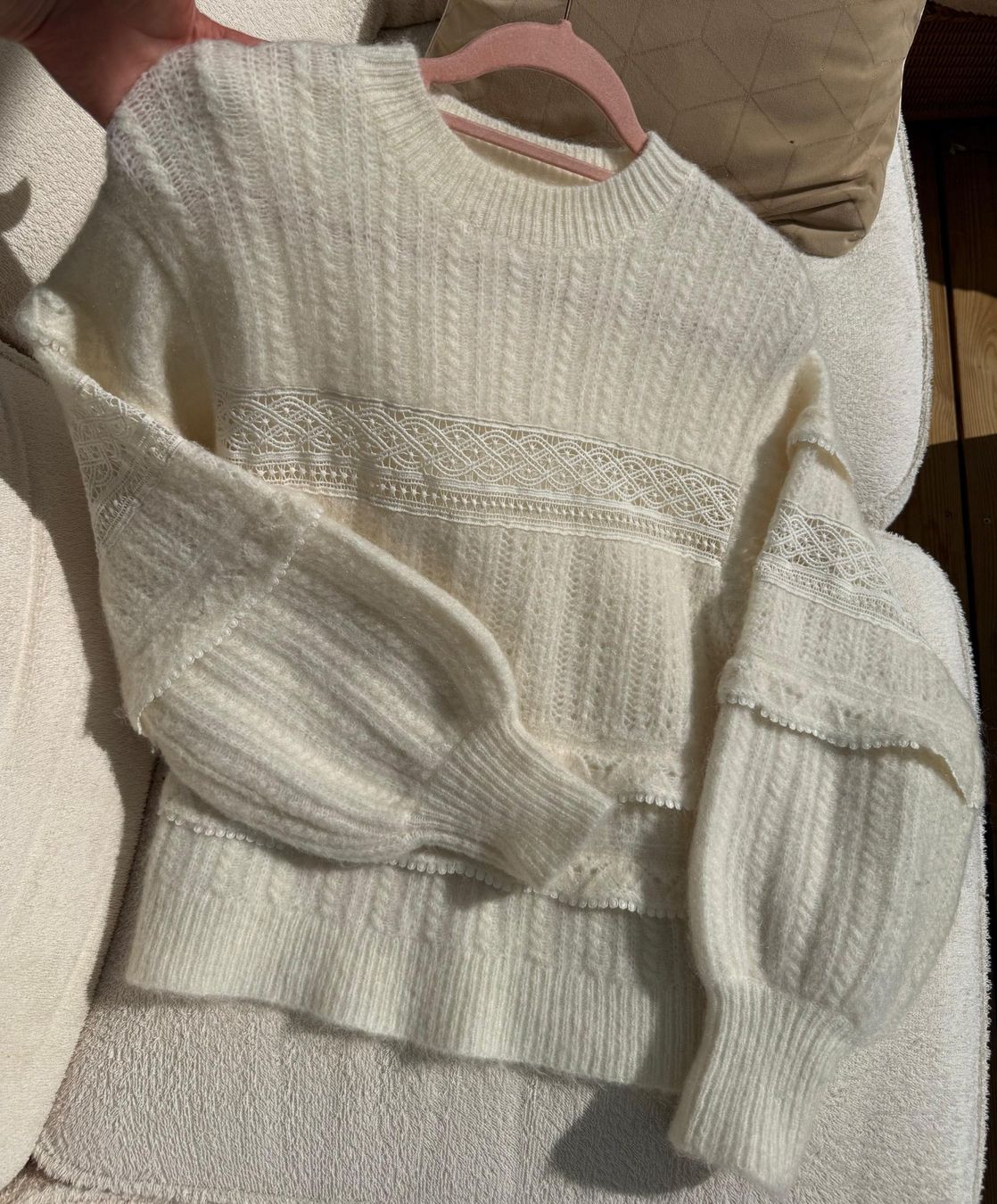 Sezane Maglioni & Felpe: Sézane Pullover Bluse Wolle Gr. S-M 36-38 – Usato da Winterthur venduto da tim_cl8x 2