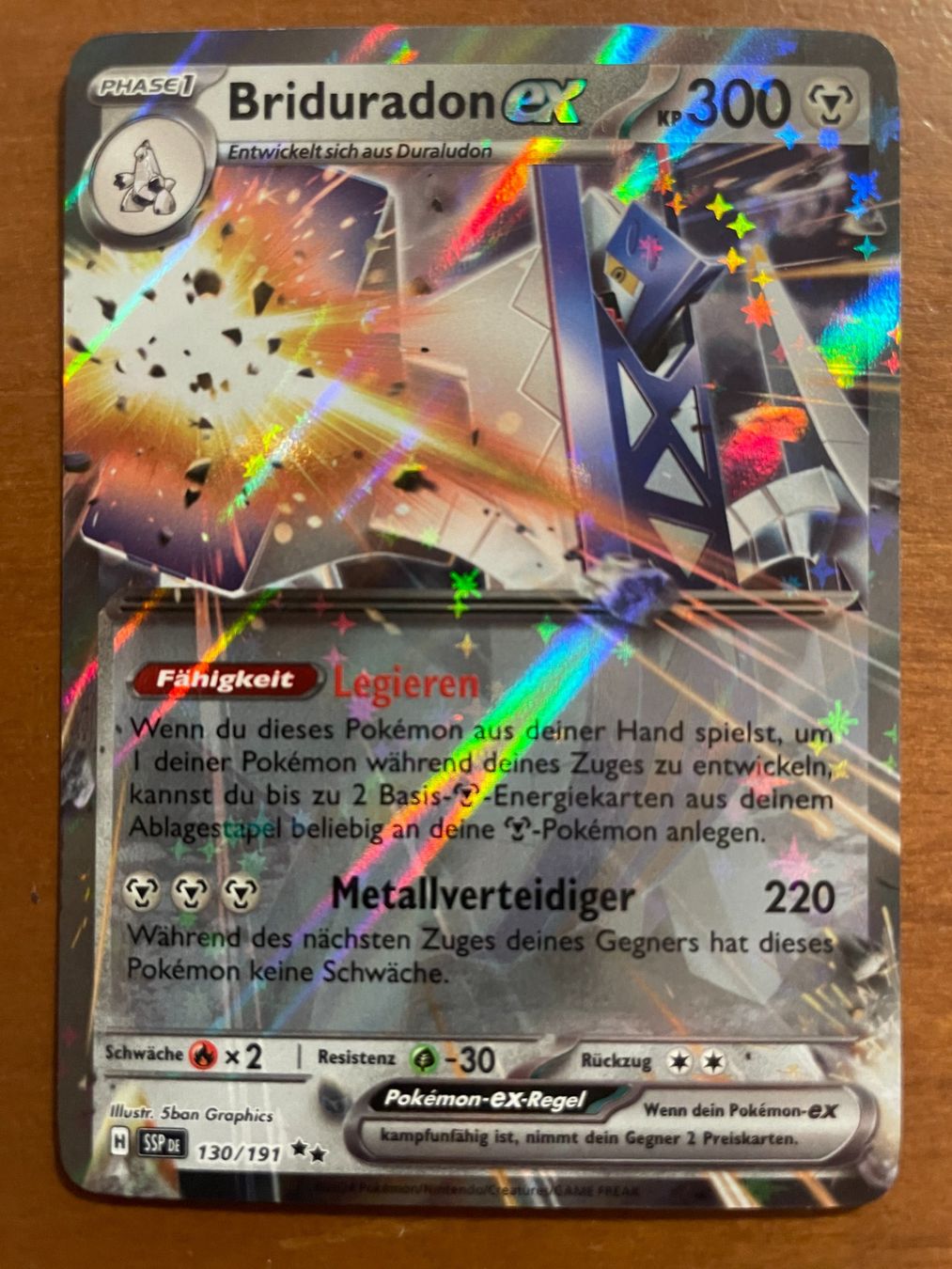 Pokémon Sammelbilder & Trading cards: Pokemon Briduradon eX (Versand gratis) – Neu (gemäss Beschreibung) aus Chur von Angerson