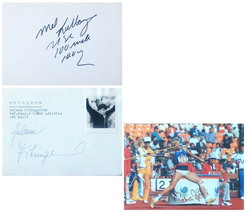 Autografi: Leichtathletik - Div. Autogramme zum Aussuchen – Usato da Dietikon venduto da immortal-stars 2
