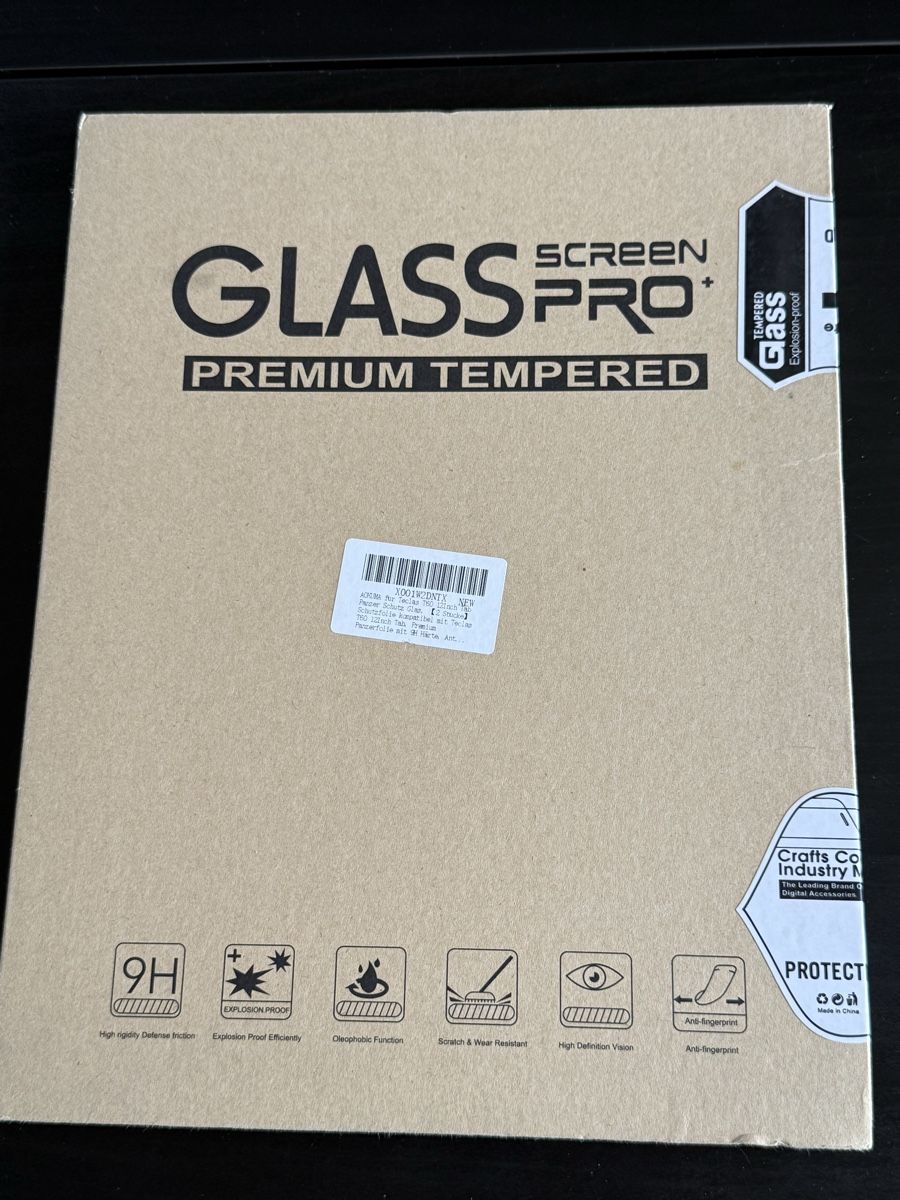 Covers & Taschen: Tempered Glass Screen Protector for Teclas T60 12 Inch Tab  – Neu und originalverpackt aus Wallbach von Nenex