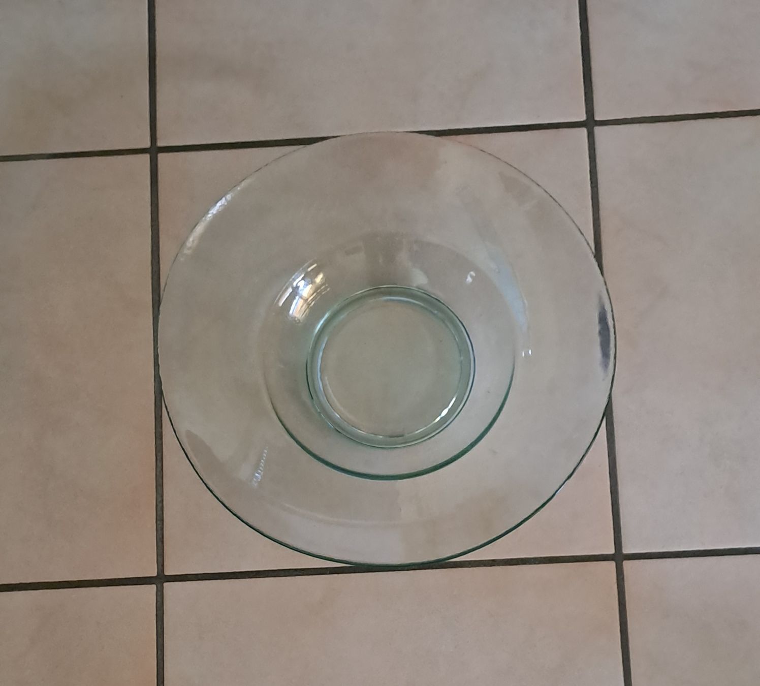 Ciotole: Glasschale. Gebraucht. Durchmesser 33 cm – Usato da Gampel venduto da hil_q526