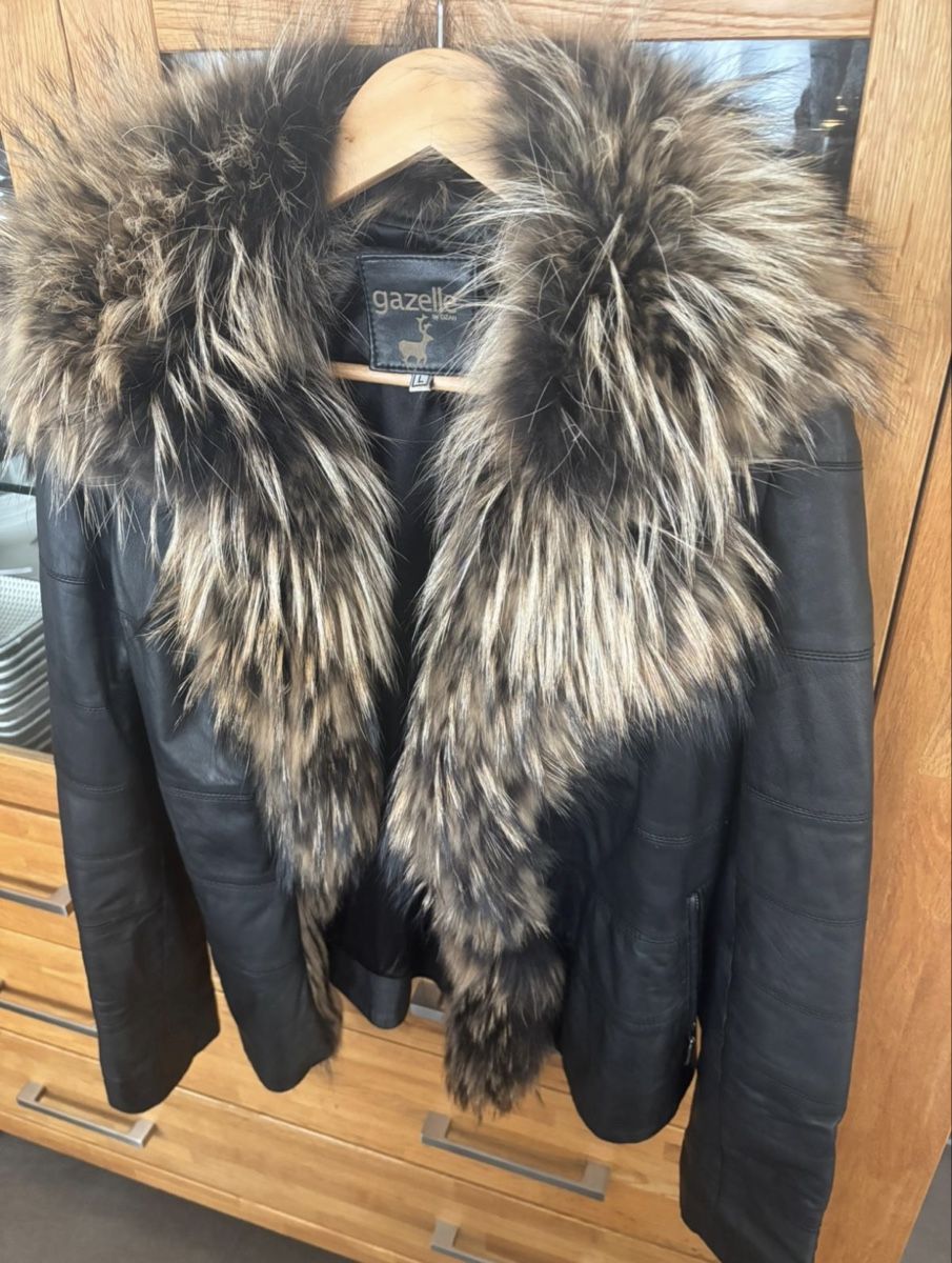 Jacken: Hirsch Lederjacke mit Pelz – Gebraucht aus Zug von Deks 1