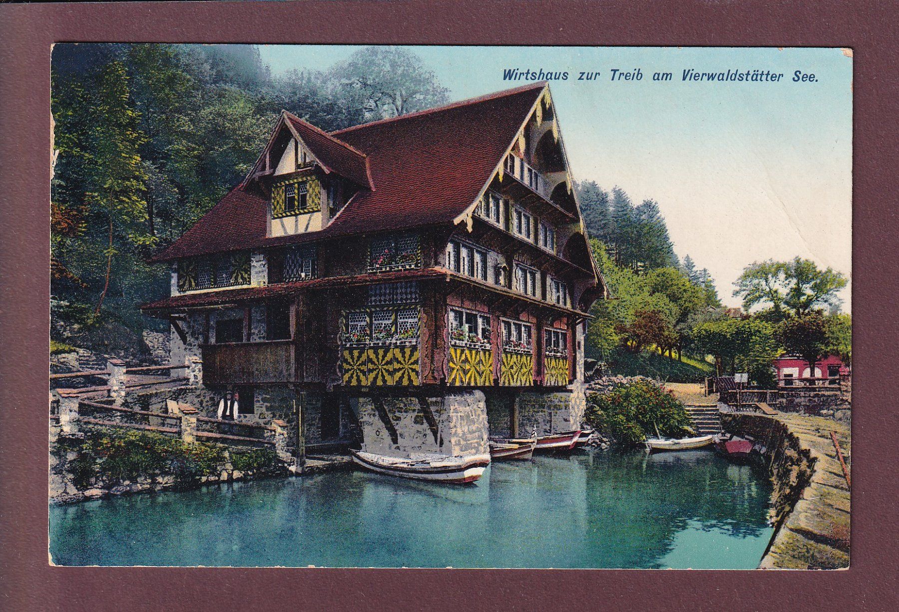 Cartoline postali: TREIB am Vierwaldstättersee – Usato da Pully venduto da nicecards