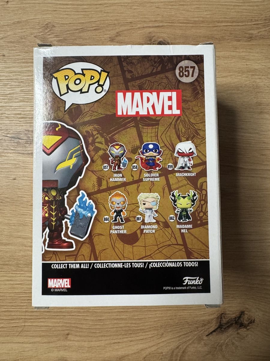 Funko Statuette: Funko Pop! Marvel: Iron Hammer 857 - Infinity War! – Usato da Biberist venduto da etesummer 2