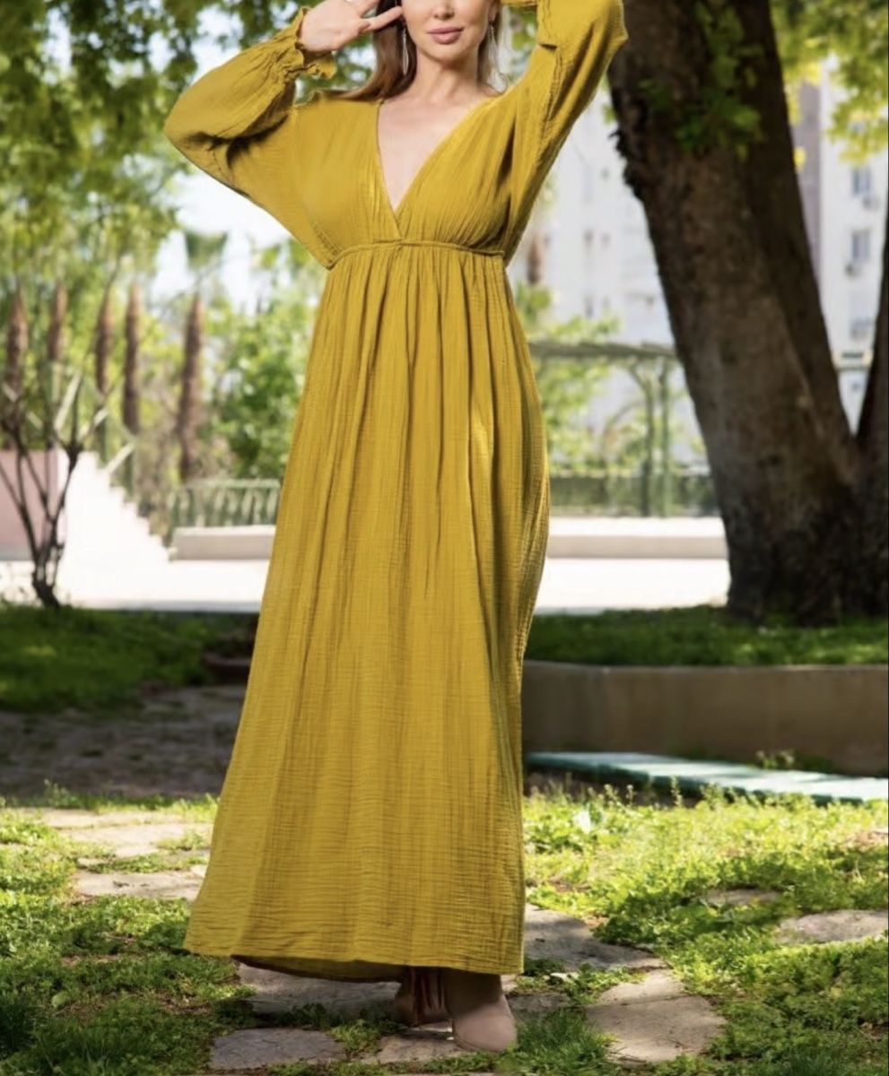 Vestiti: Kleid BLANCA, ONE SIZE gelb  – Usato da Stettlen venduto da Beauty-19