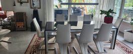 Esstisch mit Stühlen von Rolf Benz
