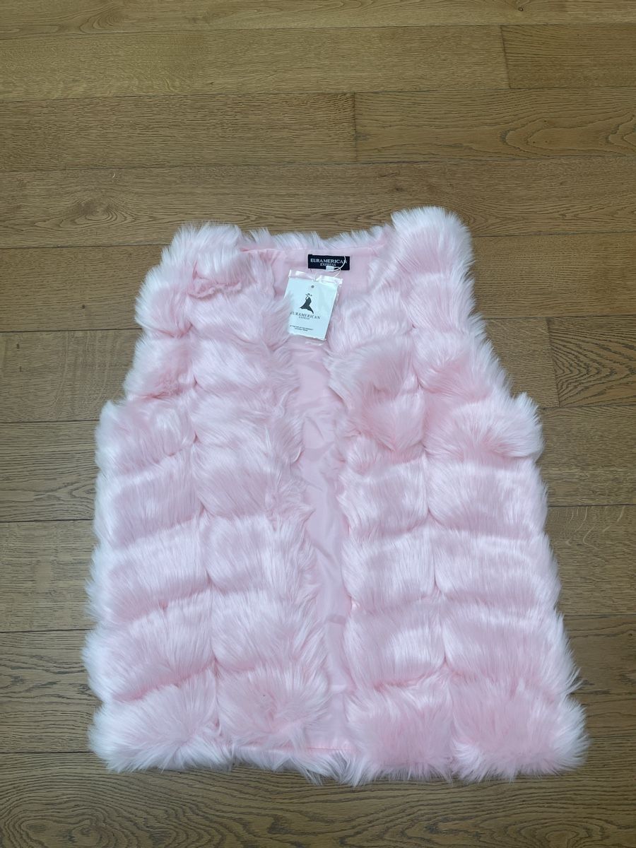 Gilets & Westen: Rosa Kunstfellgilet Neu – Neu und originalverpackt aus Bassersdorf von Sandy456 1