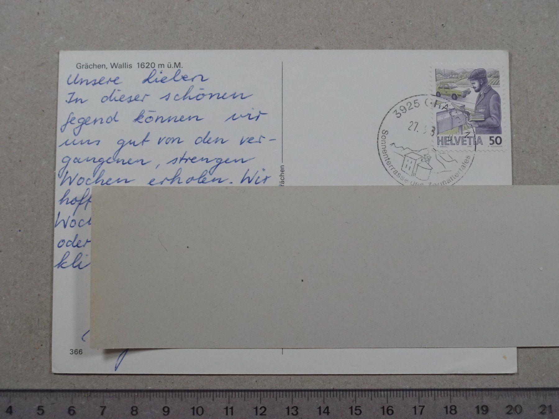 Cartes postales: Grächen – D'occasion à Lenzburg par fh1 1