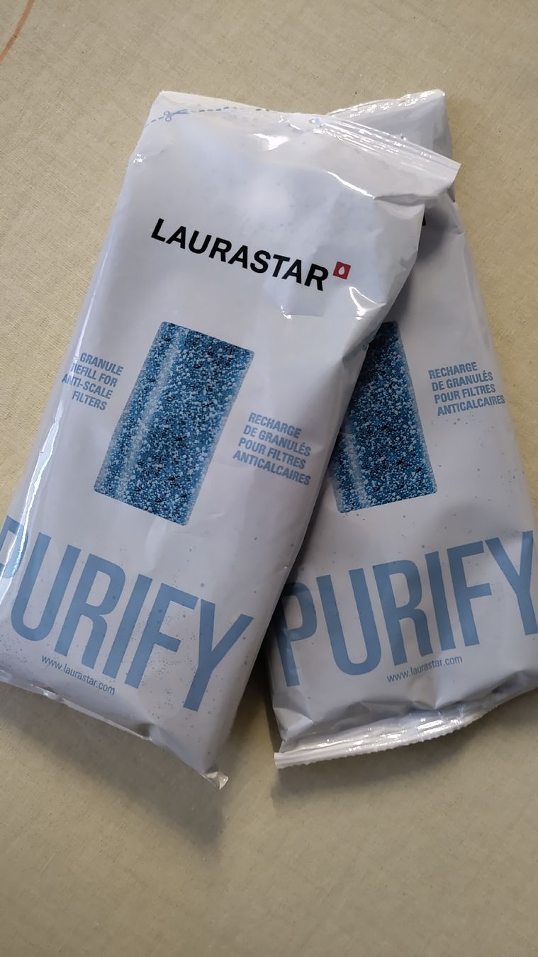 Laurastar Ferri da stiro: LAURASTAR PURIFY Granulate 2x  neu originalverpackt – Nuovo (secondo la descrizione) da Walenstadt venduto da risoluto 1