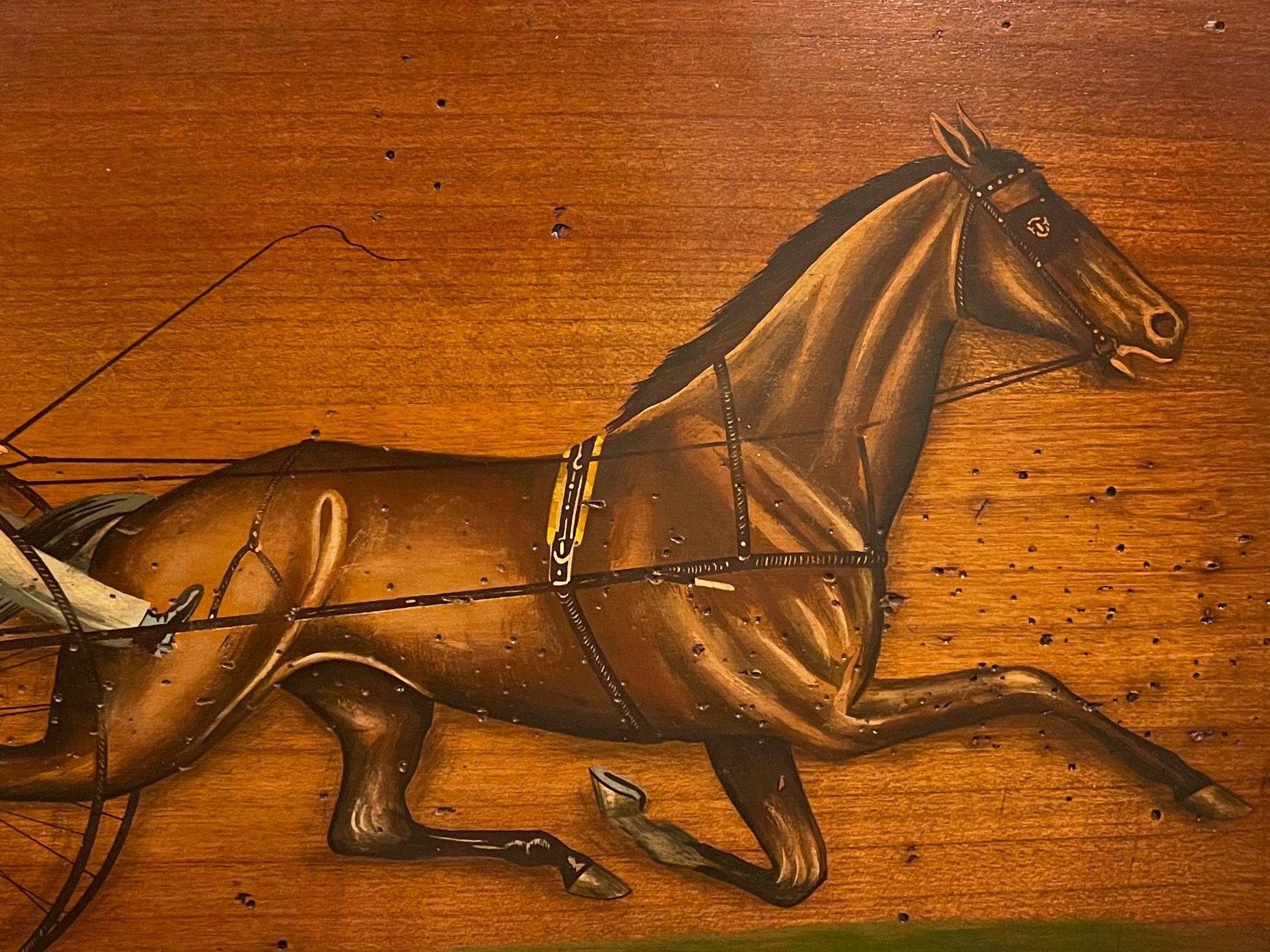 Foto & Immagini: Bild Auf Holz mit Pferd Pferdesport Trapper – Usato da Rümlang venduto da euqinom16 2