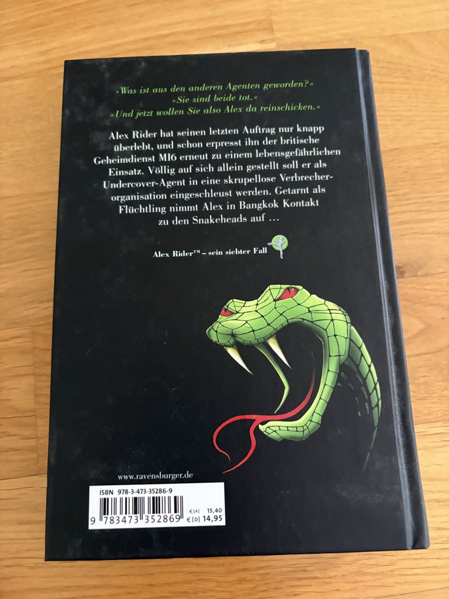Libri: Alex Rider Trilogie von Anthony Horowitz – Usato da Baden venduto da Susanne_AC 4