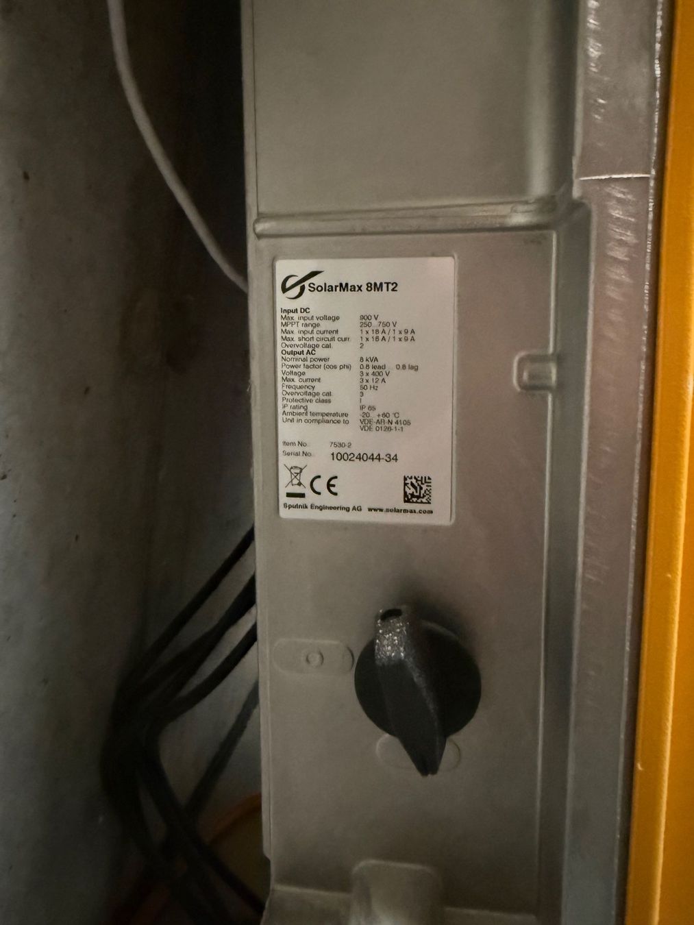 Wechselrichter: Solarmax Wechselrichter 8MT2 – Gebraucht aus Ennetbühl von Doeggeli2 3