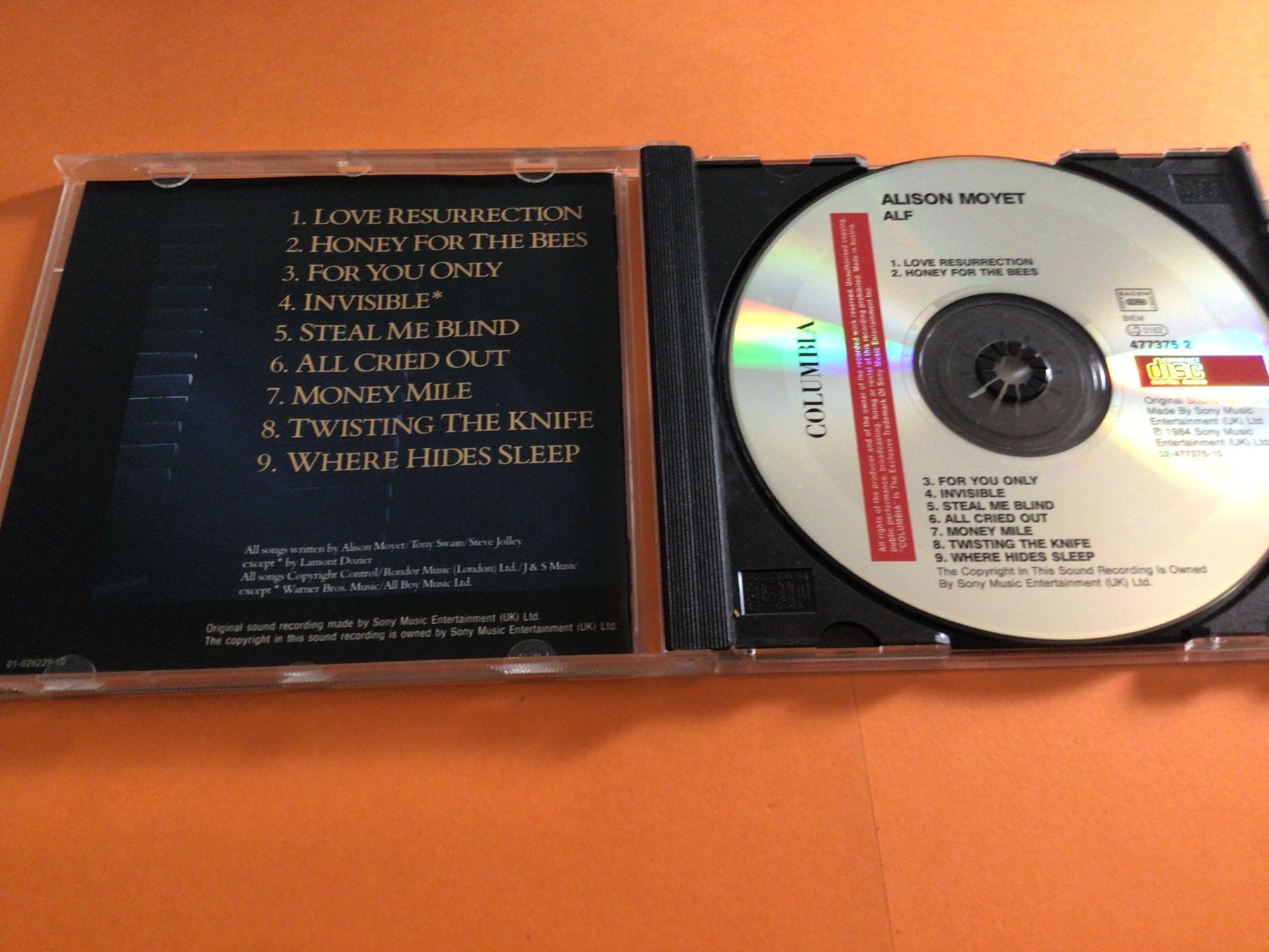 CDs: ALISON MOYET, Alf, CD, 1983 – Gebraucht aus Steinach von  1