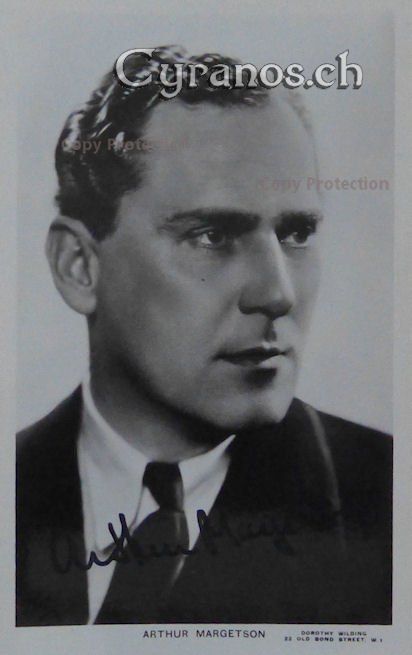Autografi: Arthur Margetson (1897-1951) Schauspieler - Autogramm – Usato da Dietikon venduto da cyranos1