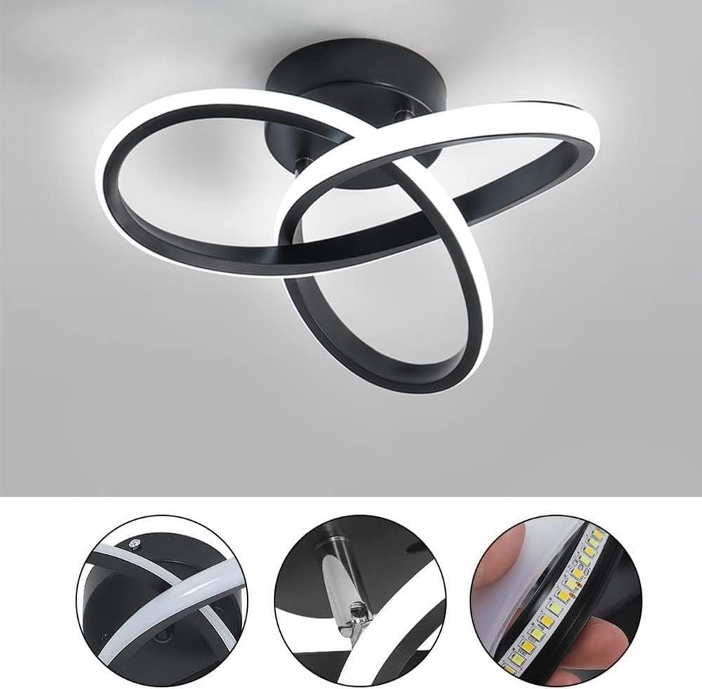 Lampadari & plafoniere: Moderne Deckenlampe Acryl Schwarz – Nuovo e nell'imballaggio originale da Châtelaine venduto da topshop.switzerland 4