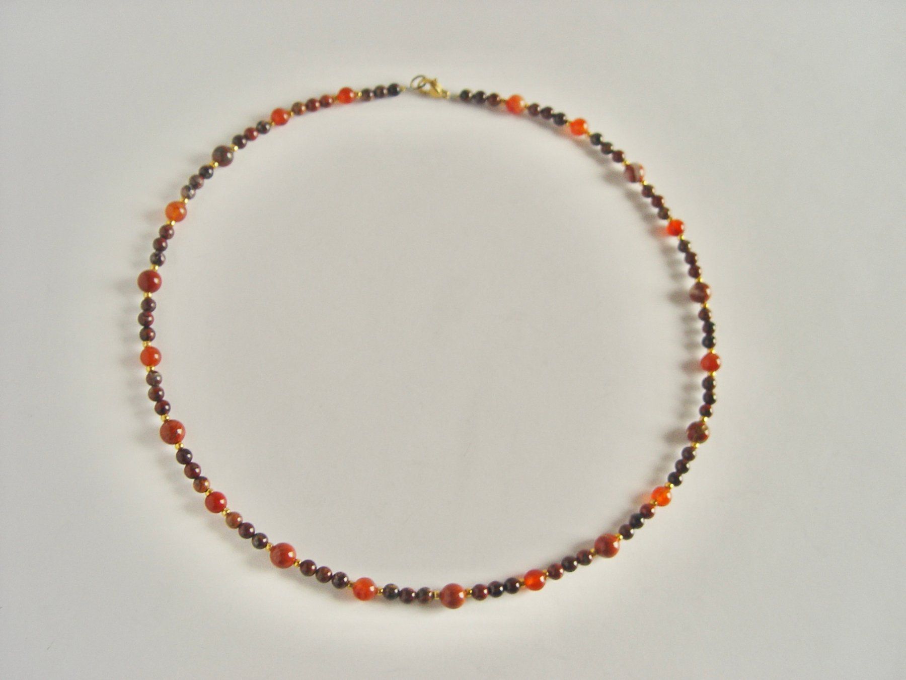 Catenine: Collier aus Jaspis und Karneol – Usato da Henggart venduto da gernli 6