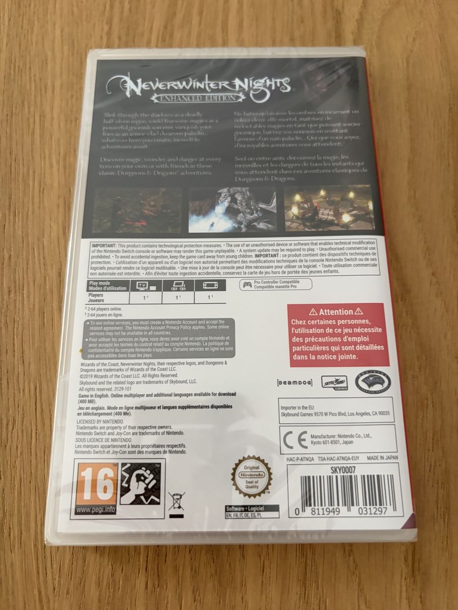 Nintendo Spiele: Neverwinter Nights: Enhanced Edition neuf - Nintendo Switch – Neu und originalverpackt aus Pully von FunkyGames 1