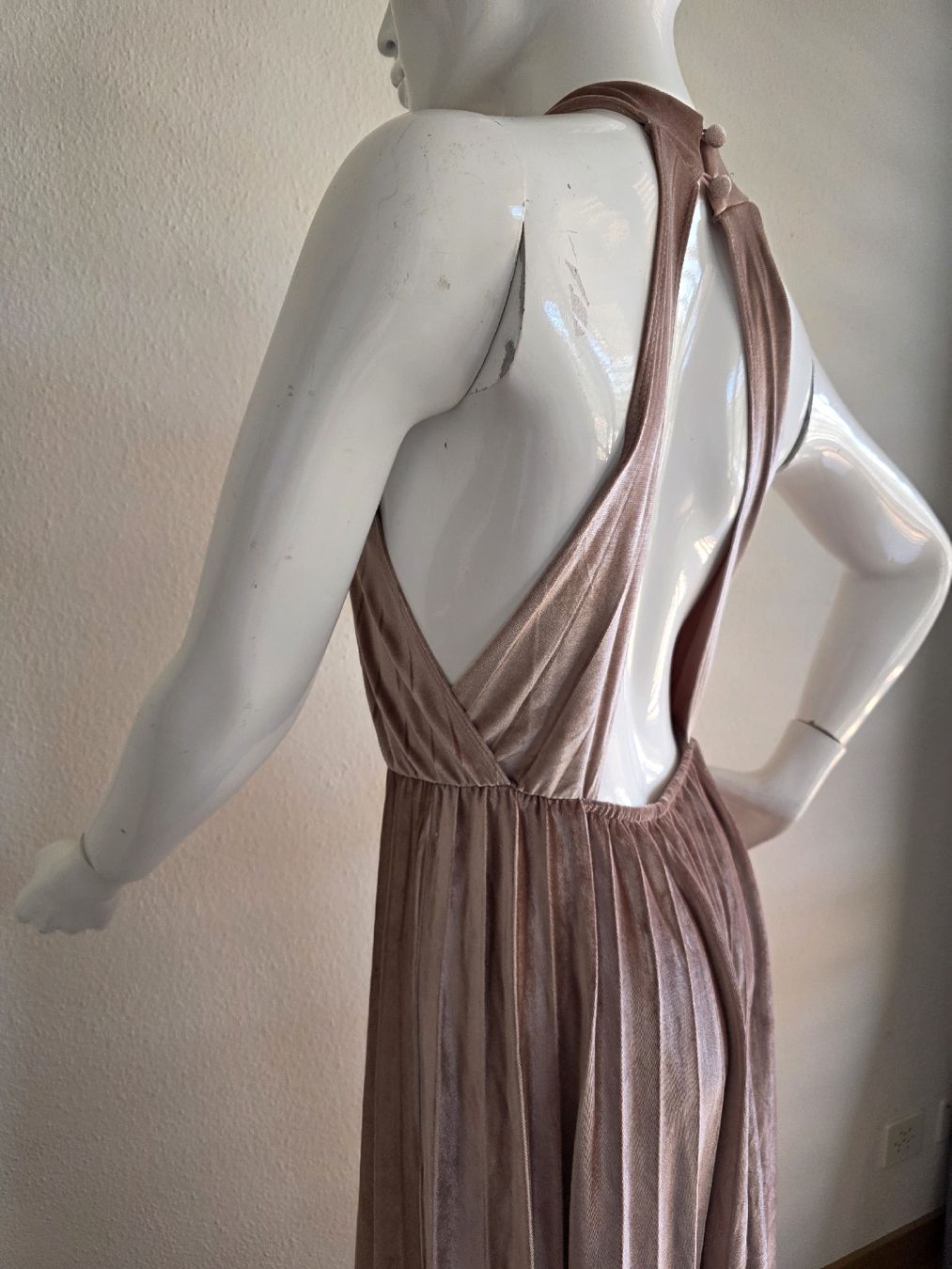 Asos Vestiti: Abito lungo elegante color rosa cipria – Nuovo (secondo la descrizione) da Massagno venduto da let_6pgs 8