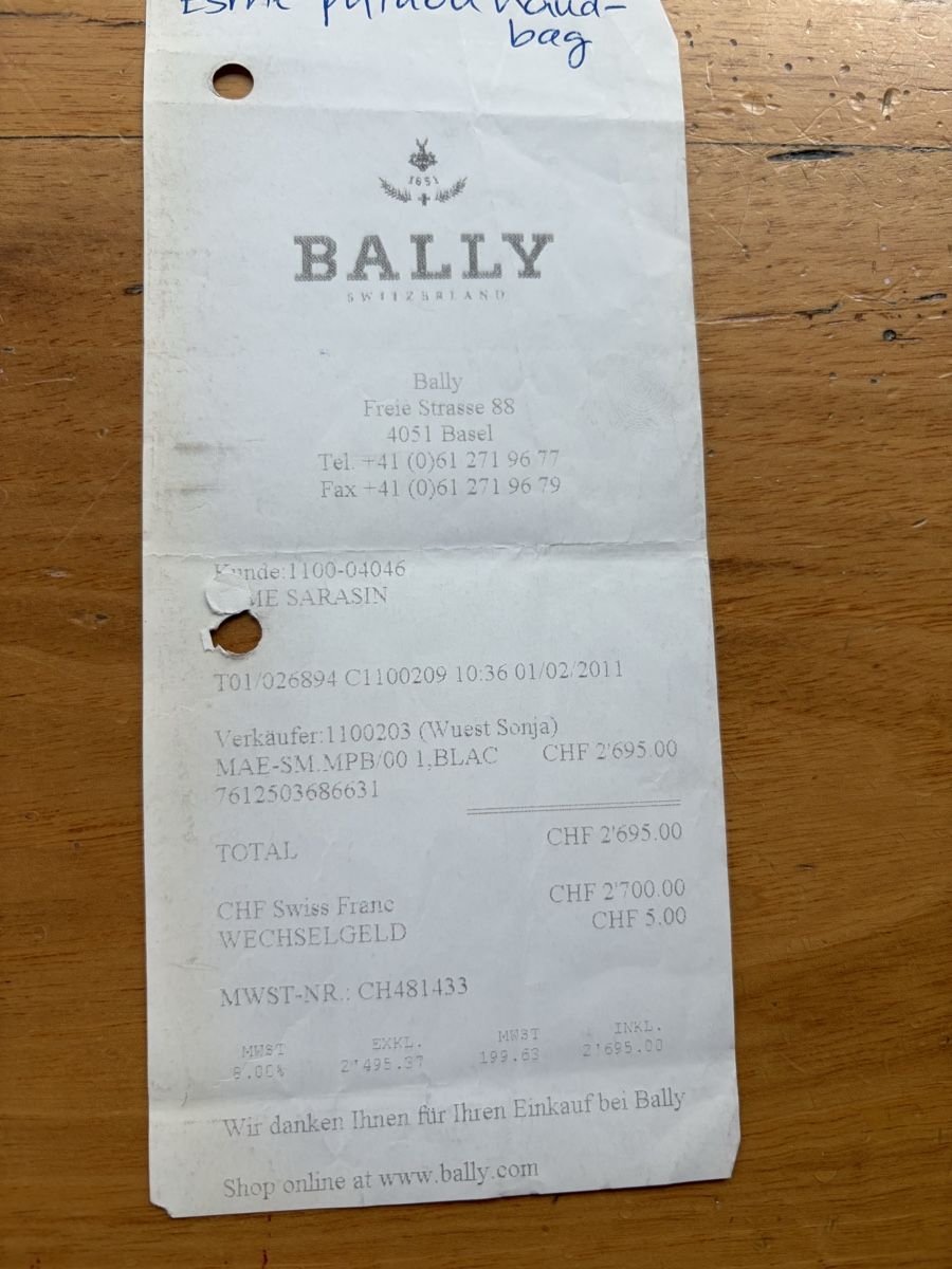 Bally Borse da donna: Bally Leather Hand Bag – Nuovo (secondo la descrizione) da Zollikon venduto da getridofitnow 7